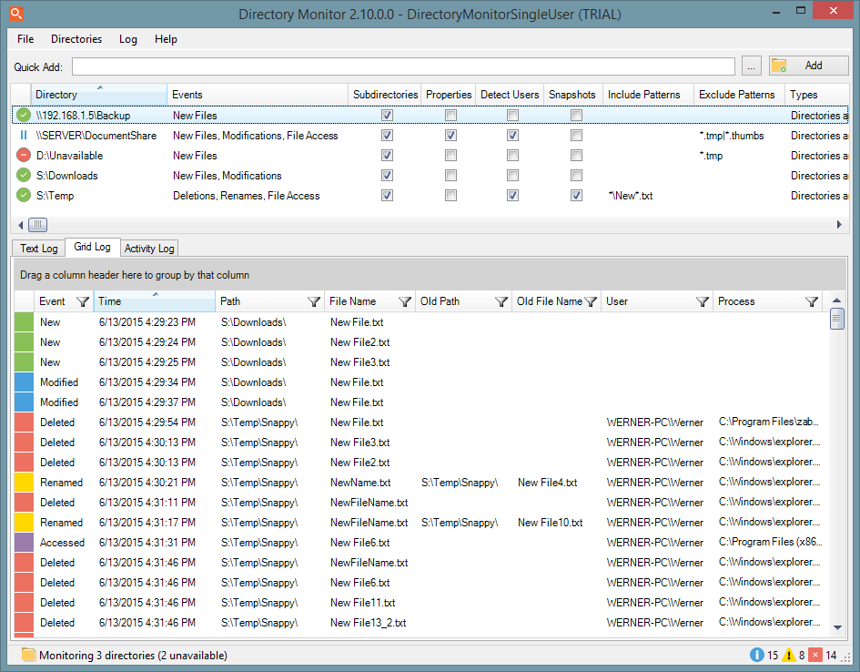 دانلود برنامه کاربردی Directory Monitor Pro